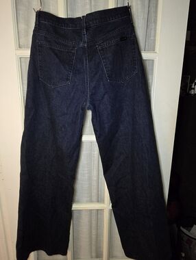 Dark Indigo Wide Leg Jeans